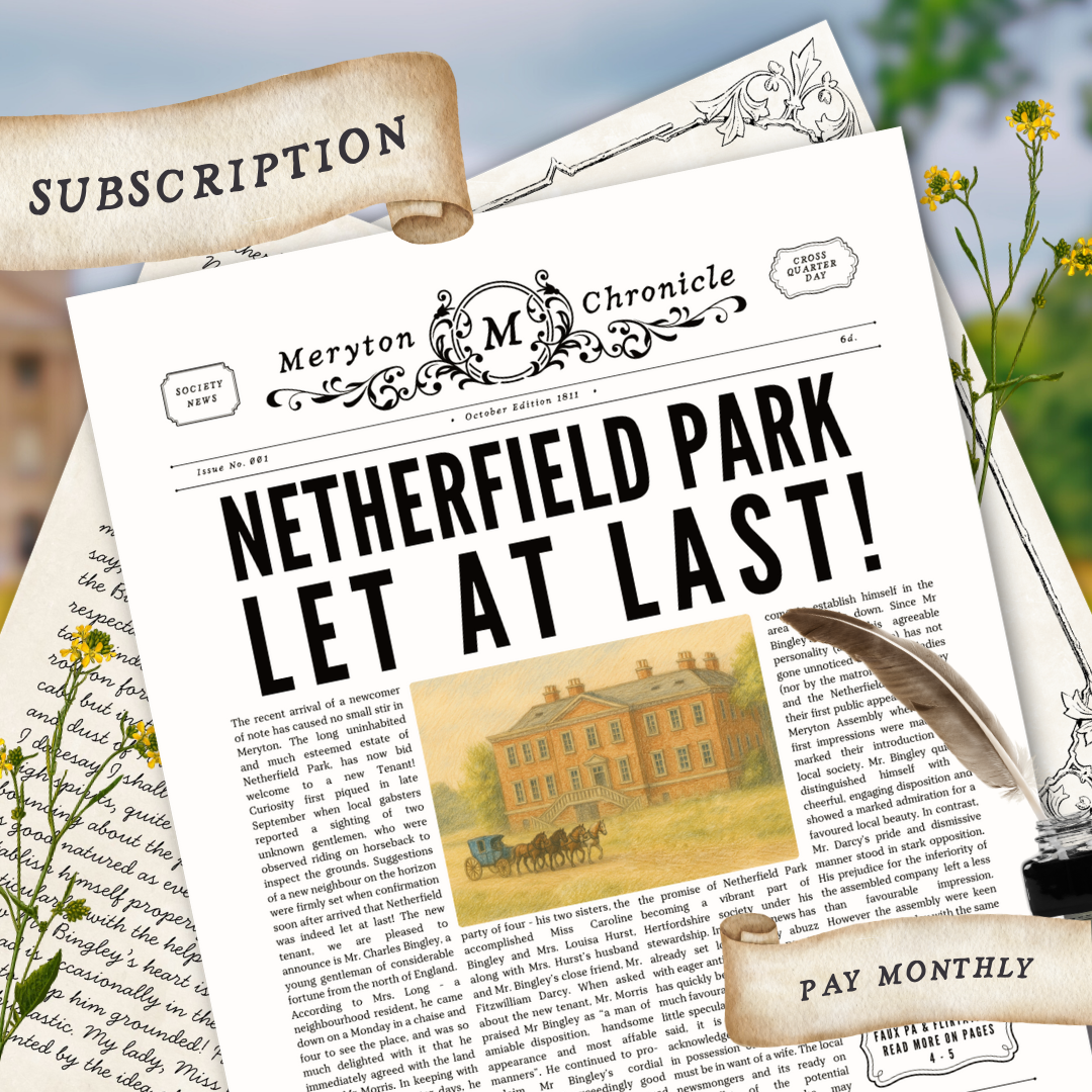 Meryton Chronicle - MONTHLY SUBSCRIPTION