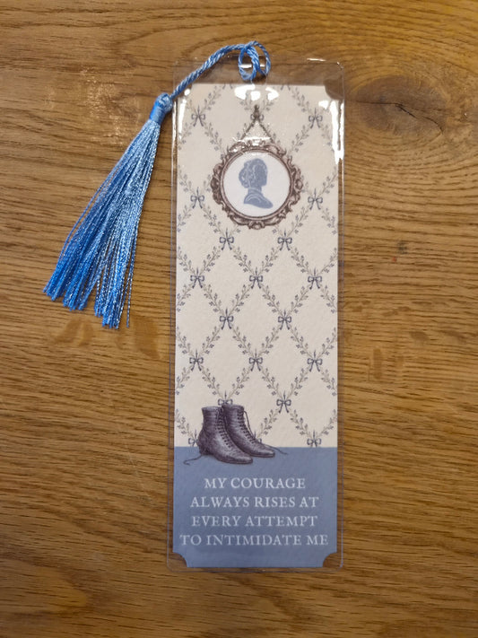 🔖 Blue Trellis Jane Austen Bookmark